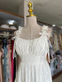 Summer Ruched Tie Up Strap Long Tiered Dresses